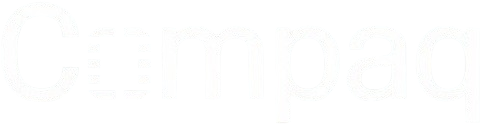 Compaq White Logo